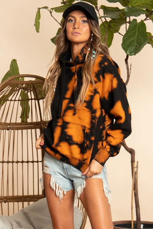 Multi Dye Hooded Pullover
