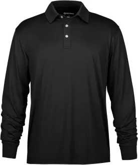 NAVISKIN Men's Polo Shirts Quick Dry Golf Shirts UPF 50 Long and Short Sleeve Moisture Wicking Polo Shirts