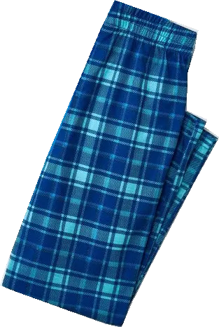 "Merry Christmas" White Letter 2024 Blue Long Sleeve Top With Blue Plaid Couple Matching Pajamas