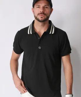 RE:DRY CLASSIC POLO SHIRTS / BLACK