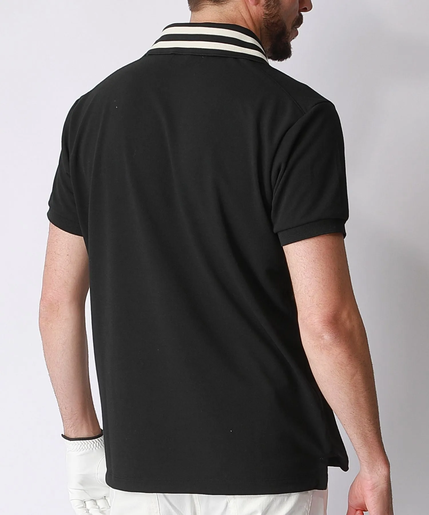 RE:DRY CLASSIC POLO SHIRTS / BLACK