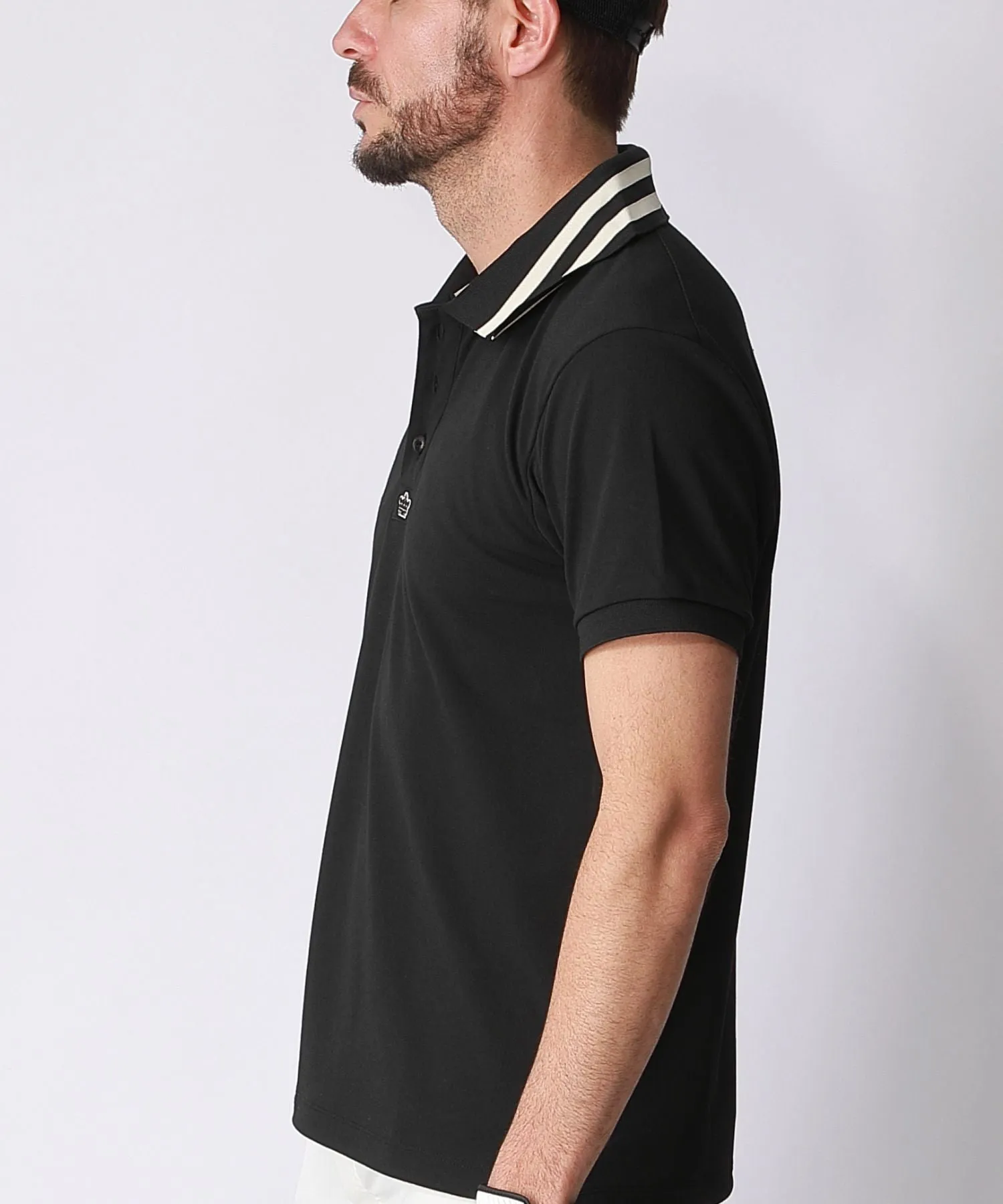 RE:DRY CLASSIC POLO SHIRTS / BLACK
