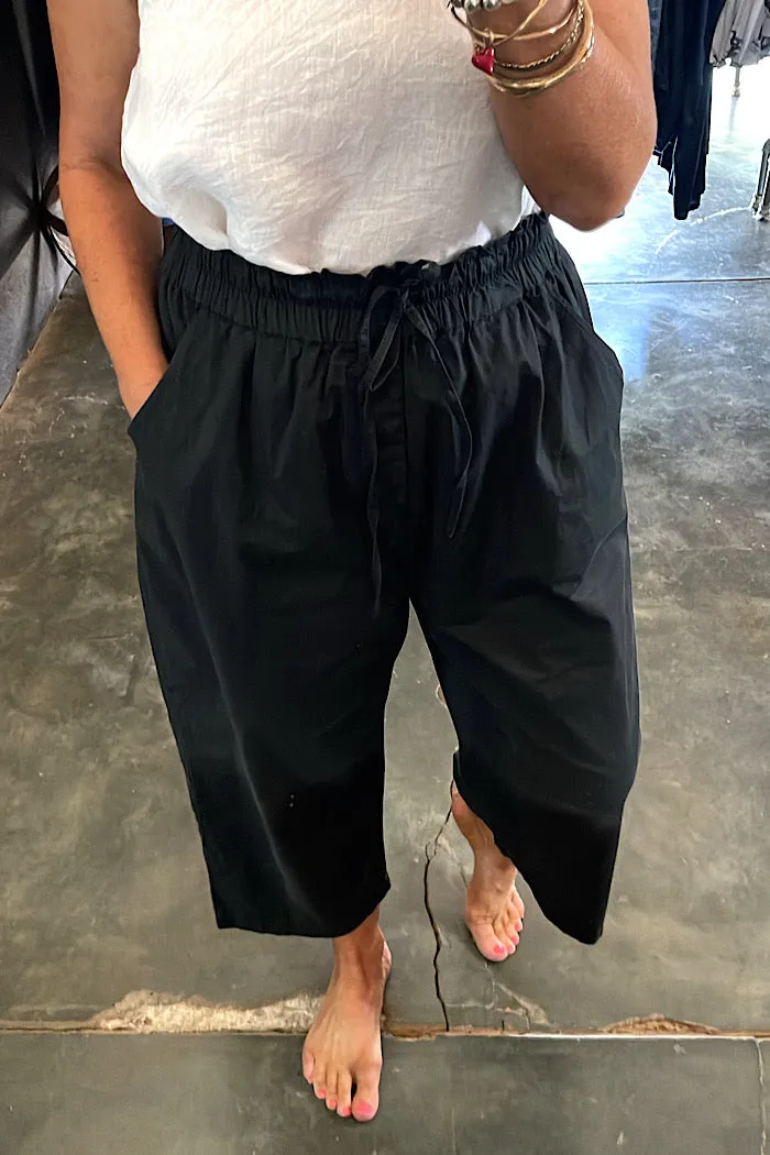 REMY PANTS - COTTON TWILL - BLACK