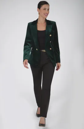 Straight Leg Pant with Gold Buckle Belt