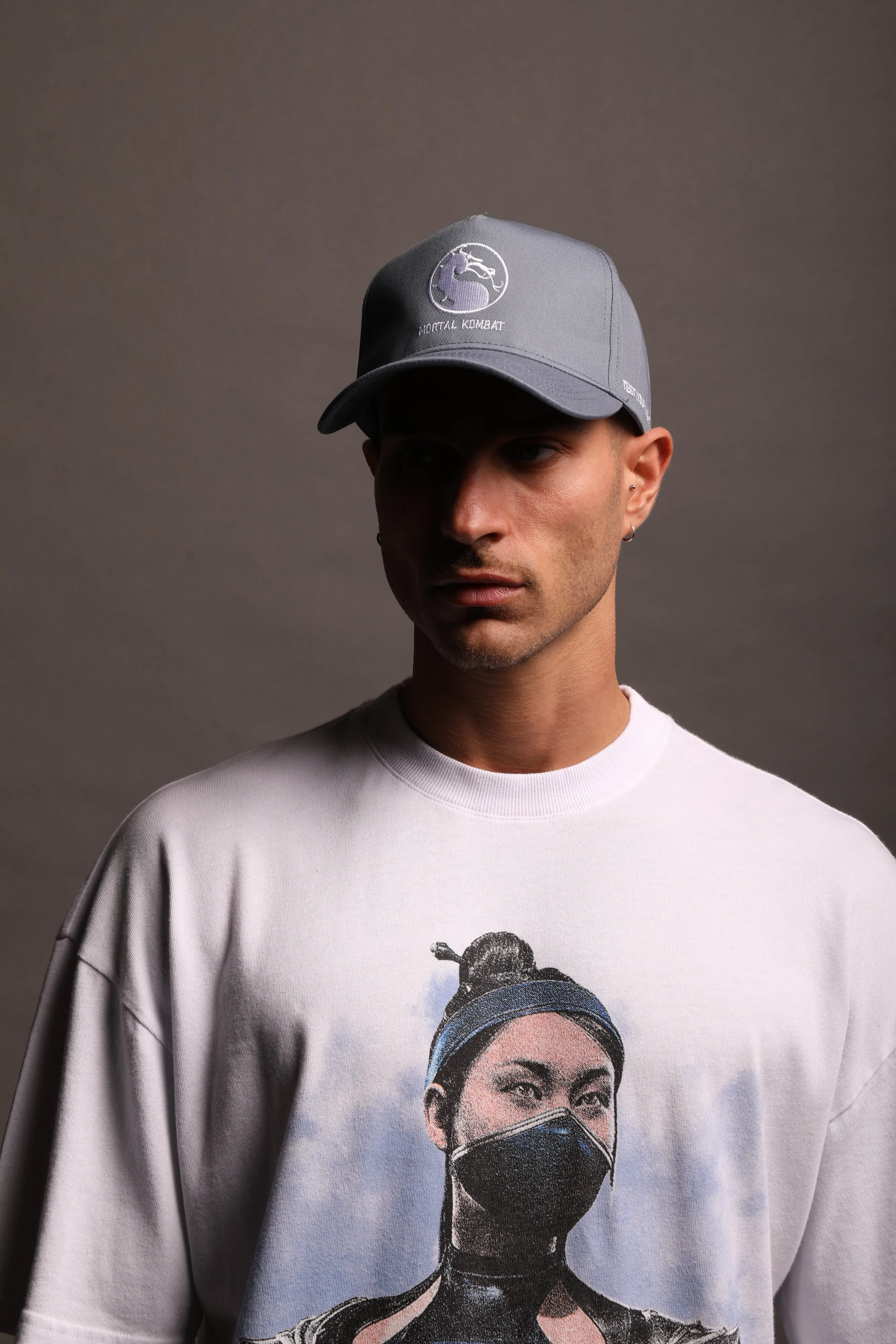 Test Your Might 5 Panel Hat in Kitana Blue