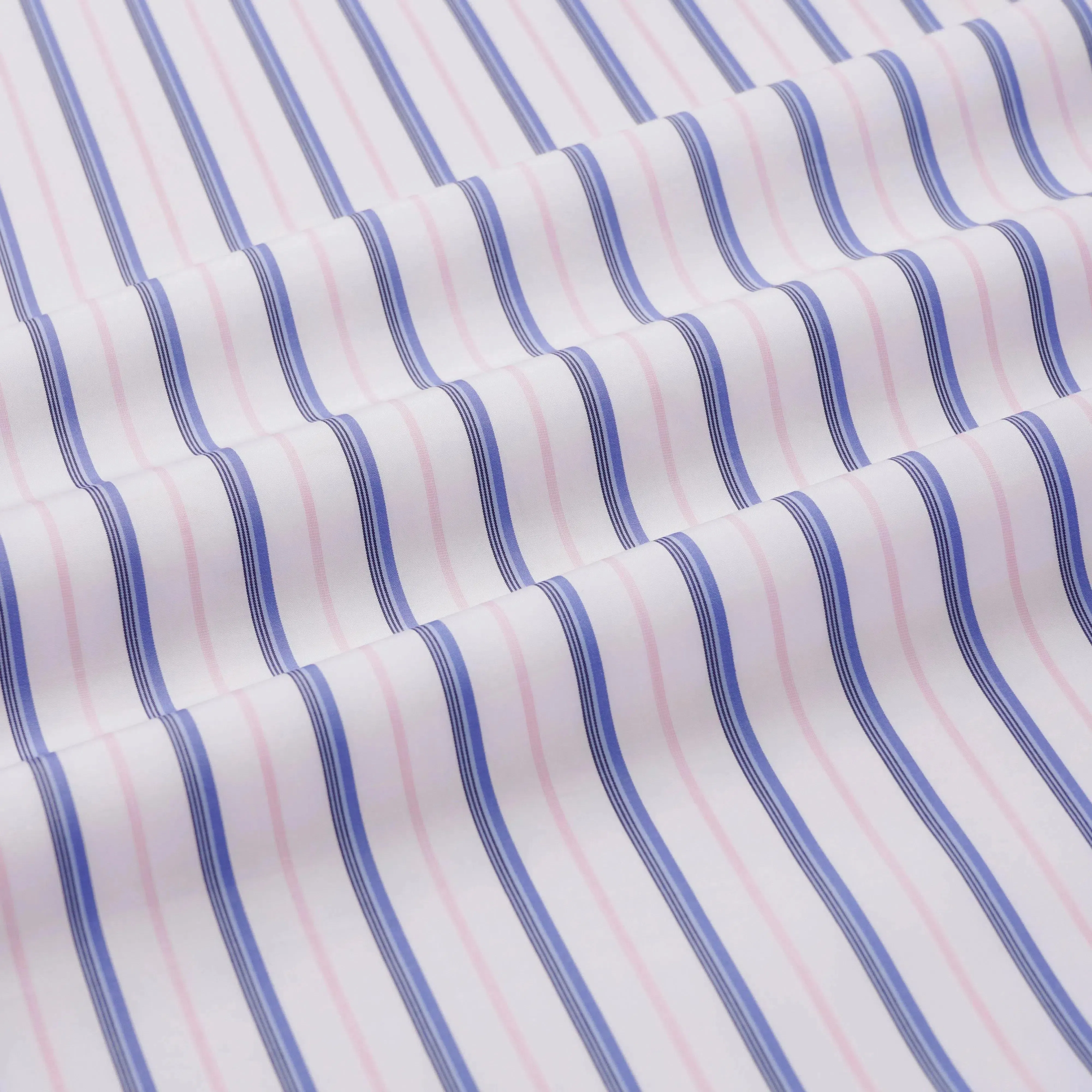 Thomas Pink Classic Fit Formal Thick & Thin Stripe Shirt