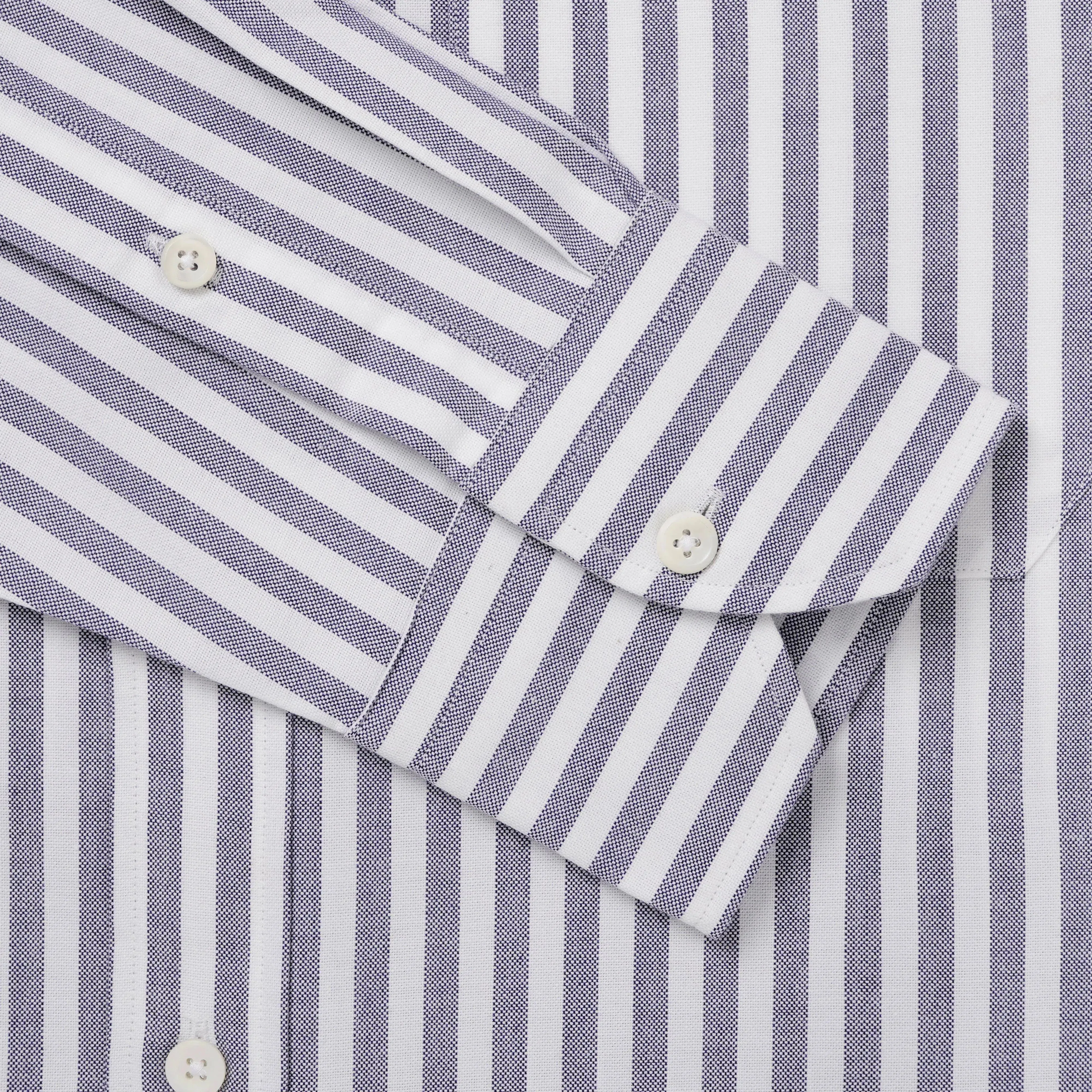 Thomas Pink Shirt Classic Fit  Stripe Blue Cotton