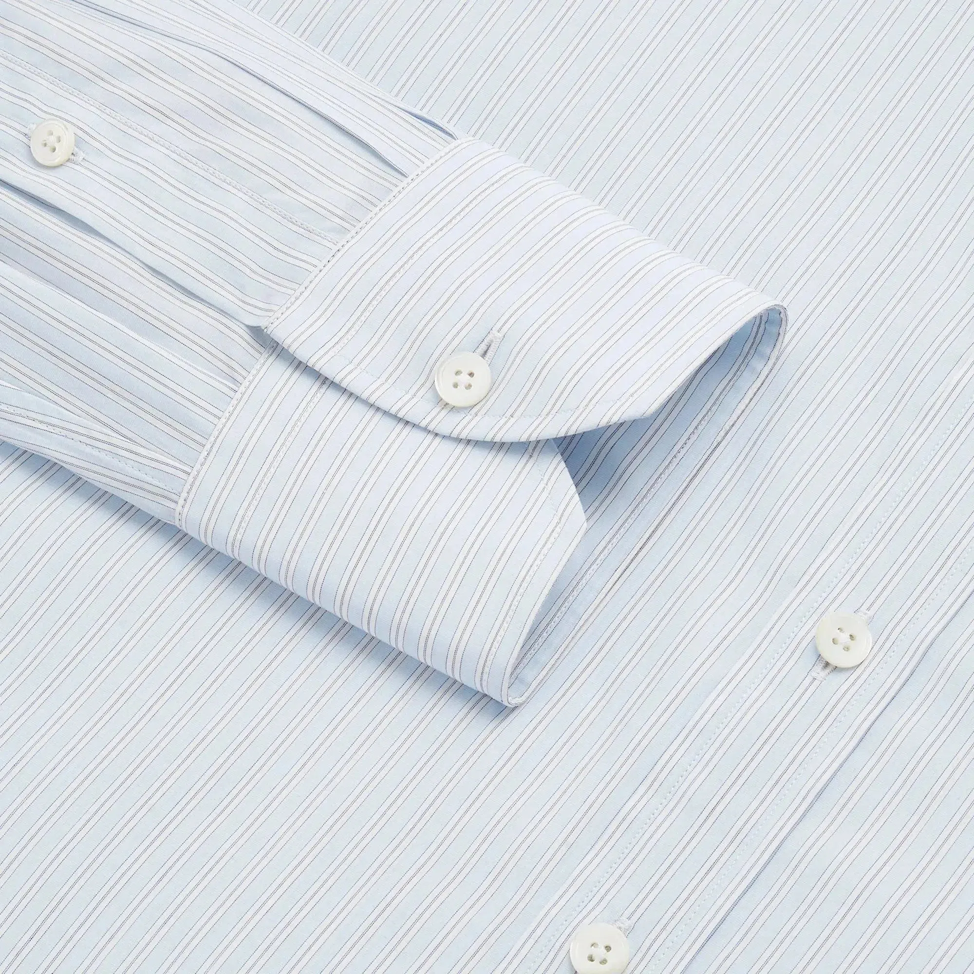 Thomas Pink Shirt Classic Fit  Stripe Blue Formal Cotton