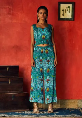 TOP & 5 PLEAT PANTS