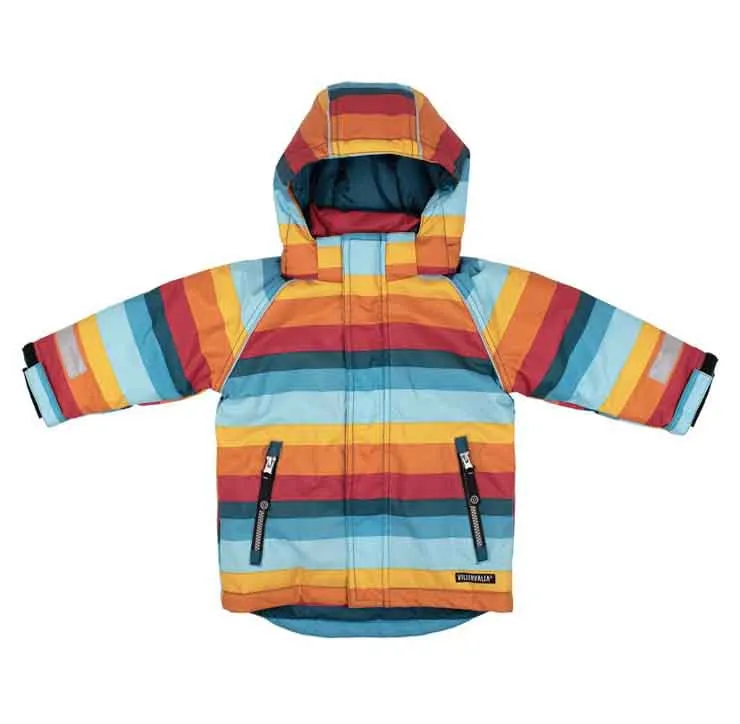 Villervalla Winter Jacket - Multistripe Midnight
