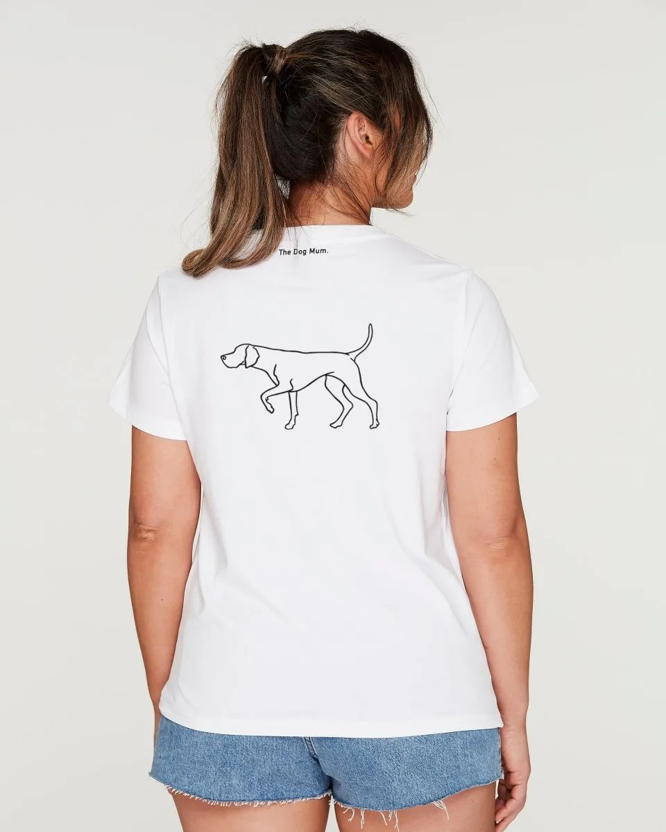 Vizsla Mum Illustration: Classic T-Shirt