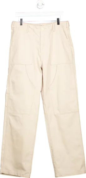 William Giles Beige Chino Trousers UK 34W