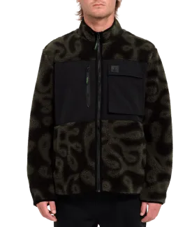 Zephyr Storm Stone Zip Fleece Jacket in PRT-Print